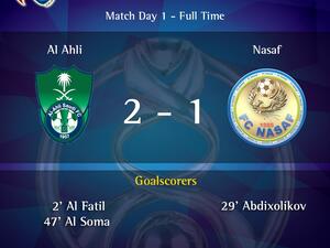 Al Ahli 2-1 Nasaf