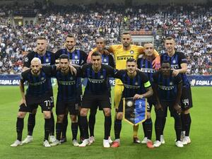 فريق إنتر ميلان الذي خاض المباراة