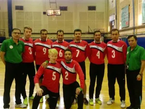 The Iranian men’s national goalball team (Photo: Press TV)