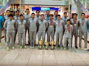 The photo shows Iranian swimmers that took part at Dubai International Aquatic Championships (DIAC) 2016 in the United Arab Emirates (source: presstv.ir)
