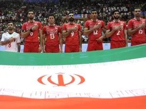 The Iranian men’s national volleyball team (Photo: iran-daily.com)