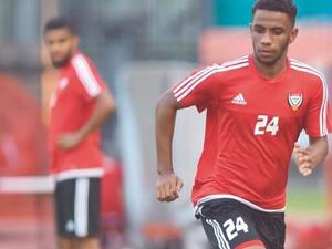 Mohammed Khalfan Al Harasi will miss out on playing in the Asian Games in Indonesia. (Photo: UAE FA on Twitter)