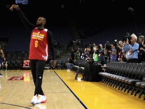 James was not at home at the time of the incident and confirmed his family was safe.