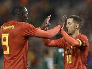 هازارد ولوكاكو ينقذان بلجيكا من الخسارة