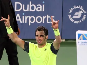 Tunisia's player Malek Jaziri 