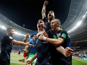 Croatia will face France in the final of the 2018 World Cup in Moscow after scraping past England 2-1 in extra-time on Wednesday. (Photo: Twitter)