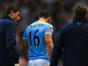 Manchester City Worry Over Another Sergio Aguero Injury Layoff