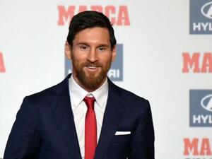 ميسي خلال حفل ماركا