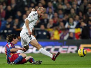 The Frenchman, now coach at Barcelona's great Clasico rivals, had an early taste of La Pulga's skills as Madrid were destroyed 3-0 back in 2005