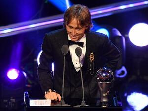  The Real Madrid and Croatia midfielder won the Golden Ball at the World Cup and was also named UEFA Men’s Player of the Year in August 