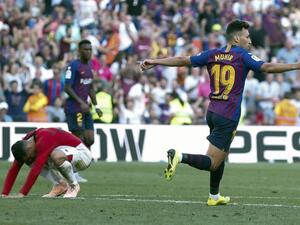  Barcelona dropped points in LaLiga for a third successive game, but it could have been worse had Lionel Messi not set up Munir El Haddadi. 