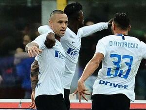 ناينغولان يخوض مباراته الرسمية الأولى مع إنتر ويسجل فيها