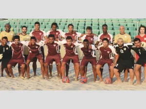 Oman beach soccer team