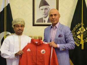 The tournament is the brainchild of Dr. Khamis Al Rahbi, the secretary general of the Oman Hockey Association, and Ali Javed, Ambassador of Pakistan to Oman. (Photo: Times of Oman)