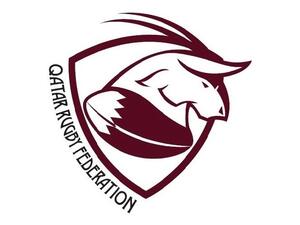 Qatar Rugby Federation logo (source: rugbyredefined.com)
