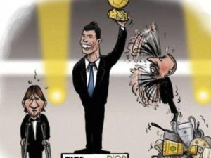 كاريكاتير مجلة فرانس فوتبول