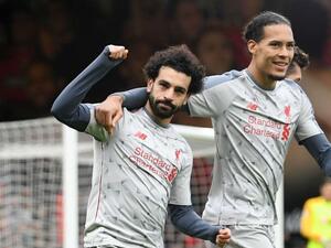 صلاح يرفع رصيده إلى 10 أهداف في صدارة هدافي البطولة ليتساوى مع بيير إيميريك أوباميانغ مهاجم آرسنال