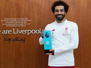 Mohamed Salah goes into Saturday's game against Manchester United on the crest of a wave. (Photo: @premierleague)