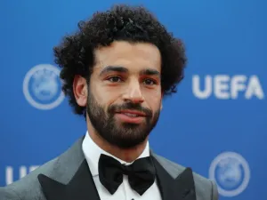 Egypt's Liverpool FC forward Mohamed Salah arrives to attend the draw for UEFA Champions League football tournament at The Grimaldi Forum in Monaco on August 30, 2018.
Valery HACHE / AFP