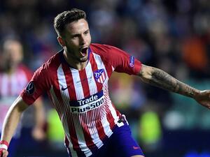 ساول يحتفل بهدفه الجميل