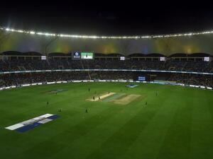 Sri Lanka and Bangladeshi cricketers play during the one day international (ODI) Asia Cup cricket match between Bangladesh and Sri Lanka at the Dubai International Cricket Stadium in Dubai on September 15, 2018.
ISHARA S. KODIKARA / AFP