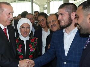 Khabib Nurmagomedov is first Russian and first Muslim to win UFC lightweight championship (Photo: Daily Sabah)