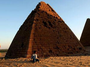 Pyramids in Sudan. (AFP)