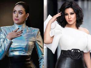 Sumaya al-Khashab, and Ghada Abdel Razek lit up their Instagram profiles with their new photo sessions.(Source: ghadaabdelrazek - somaia_elkhashab - Instagram)