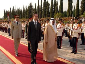 الرئيس السوري والعاهل السعودي/ارشيف