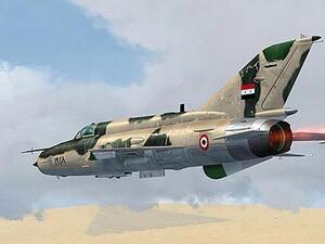 طائرة قتالية من سلاح الجو السوري