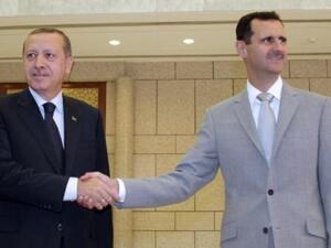 Assad and Turkish PM in past days