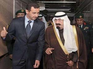Saudi King and Syria president