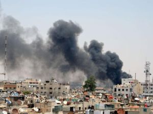 According to independent monitors, hundreds of thousands of civilians have been killed in the war, mostly by the regime and its powerful allies, and millions have been displaced both inside and outside of Syria. (File/AFP) 