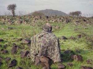 جندي اسرائيلي خلال احد المناورات في الجولان