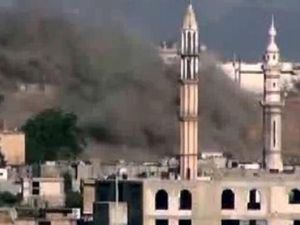 نفذت طائرة حربية غارة جوية على بلدة جسرين