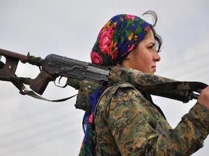 Famed for their rare brand of badassery in the fight against Daesh, Kurdish women fighters have a new cheerleader in the form of pop star Helly Luv.  (AFP/File)