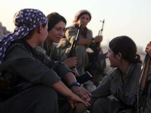There's more nuance to these female Kurdistan Workers Party (PKK) fighters than mainstream media often portrays.  (AFP/Ahmad al-Rubaye)