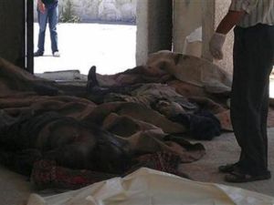 صورة وزعت على الانترنت للقتلى