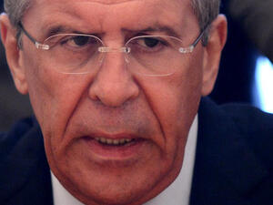 RUSSIAN FEDERATION, Moscow : Russian Foreign Minister Sergei Lavrov  AFP PHOTO/KIRILL KUDRYAVTSEV
