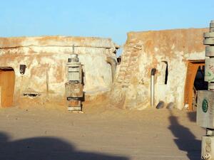 Ancient ruins of a Star Wars film set in Ong Jmel, southern Tunisia.  (AFP/Fethi Belaid)