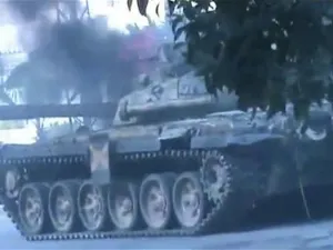 دبابة تابعة للجيش السوري في حلب