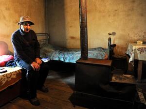 Temur Batirashvili, a Christian living in a small Georgia town close to the Chechnyan border, is the father of Omar al-Shishani, one of the most wanted Daesh militants in the world.  (AFP/Vano Shlamov)