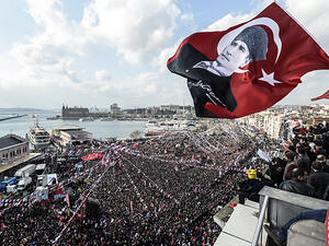 Turkey's upcoming general election, scheduled for June 7, will be important in determining the future of the country's democracy. (AFP/Bulent Kilic)