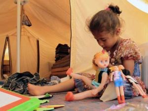 طفلة سورية في مخيم الزعتري/أ.ف.ب