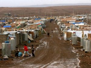 منظر عام لمخيم "دوميز"/شما لالعارق/للاجئين السوريين/أ.ف.ب