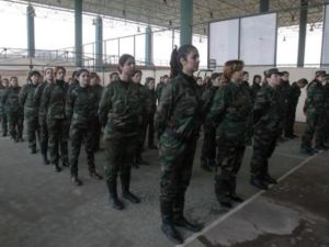 ارشيف/ مجندات سوريات