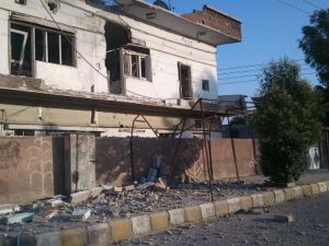 منزل مدمر في معضمية الشام/ارشيف