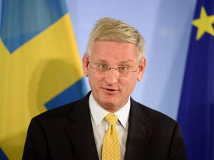 Swedish foreign minister Carl Bildt [AFP]