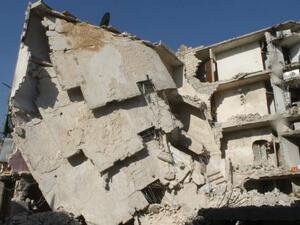 جانب من الدمار في سوريا/ أرشيفية