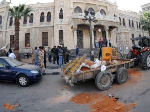 ساحة الحجاز في دمشق عقب تفجير/أ.ف.ب